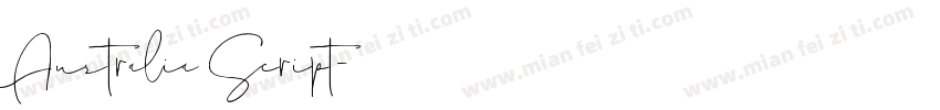 Australia Script字体转换
